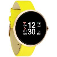 X-WATCH Siona Color Fit Smartwatch Geel - thumbnail