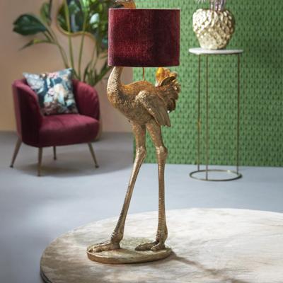 Light & Living Vloerlamp 'Ostrich' 147cm, kleur Antiek Brons