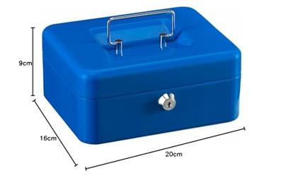 Burg Wächter 10690 Geldcassette (b x h x d) 200 x 90 x 160 mm Blauw