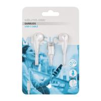 Soundlogic Oordopjes met Kabel USB C Wit - thumbnail