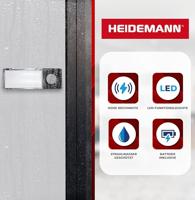 Draadloze deurbel Complete set Heidemann 70821 HX Style - thumbnail