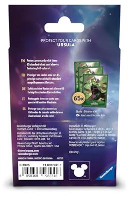 Disney Lorcana TCG Archazia's Island Ursula sleeves