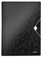 Projectmap leitz wow voor a4 6 vaks pp zwart | 5 stuks - thumbnail