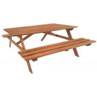 Economy picknicktafel hardhout - thumbnail