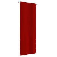 VidaXL Balkonscherm 80x240 cm oxford stof rood - thumbnail