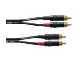 Cordial CFU 3 CC Rean stereo RCA tulpkabel 3m
