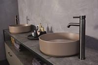 Ben Lavion verhoogde wastafelkraan gunmetal pvd - thumbnail