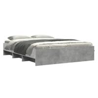 Bedframe zonder matras 160x200 cm spaanplaat betongrijs - thumbnail
