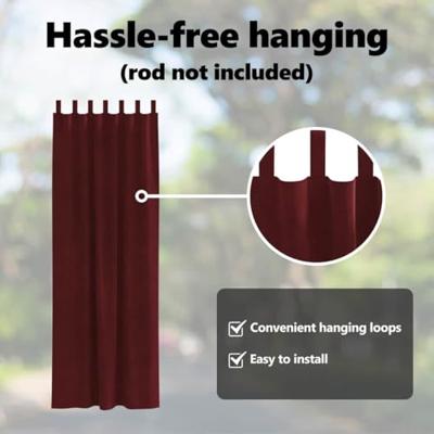 VidaXL Verduisterende gordijnen 2 pcs wijnrood 140 x 260 cm fluweel VidaXL Verduisterende gordijnen 2 pcs wijnrood 140 x 260 cm fluweel
