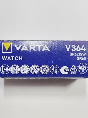Varta V 364 - zilveroxide knoopcellen (/hoek)
