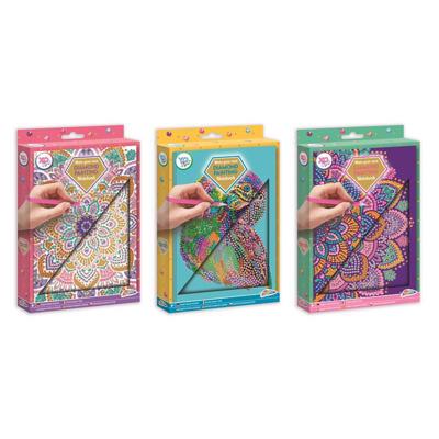 Grafix Maak je eigen diamond painting notebook roze