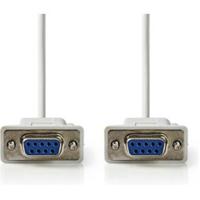 Nullmodemkabel | D-Sub 9-Pins Female - D-Sub 9-Pins Female | 2,0 m | Ivoor - thumbnail
