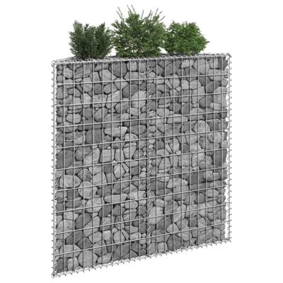 Gabion plantenbak trapezium 100x20x100 cm gegalvaniseerd staal Gabion plantenbak trapezium 100x20x100 cm gegalvaniseerd staal