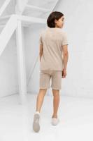 Malelions Signature Towelling Zomerset Kids Lichtbruin - Maat 140 - Kleur: Taupe | Soccerfanshop - thumbnail