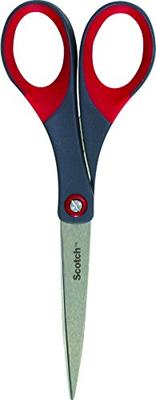 Schaar Scotch 18cm precision rood blister