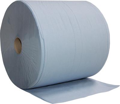 KATRIN poetspapier "basic xxl3" cleaning roll 3-lg. 1000 blue edge embossed