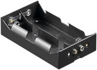 Goobay 11977 Batterijhouder Aantal cellen: 4 D (mono) Drukknopaansluiting (l x b x h) 133.5 x 74 x 31.5 mm - thumbnail