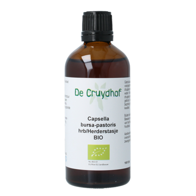 Capsella burs p / herderstasje tinctuur bio 100 Milliliter Capsella burs p / herderstasje tinctuur bio 100 Milliliter