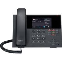 Auerswald COMfortel D-400 Vaste VoIP-telefoon Antwoordapparaat, Handsfree, PoE, Headsetaansluiting Kleuren touchscreen Zwart - thumbnail