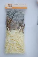 400 stuks hulzen en haken uitbreidingsset 16/17 crème / tropical - thumbnail