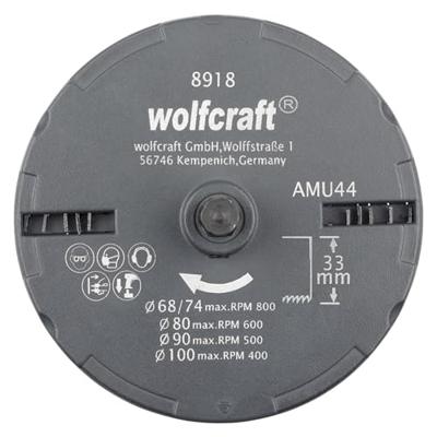 Wolfcraft 8918000 Gatenzaagset 68 mm, 74 mm, 80 mm, 90 mm, 100 mm 1 stuk(s)