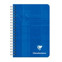 Notitieboek Clairfontaine spiraal 95x140mm lijn assorti | Omdoos a 5 stuk - thumbnail