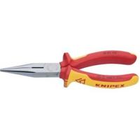 Knipex 25 06 160 Platte rondbektang VDE Recht Chroom-vanadium elektrostaal 160 mm - thumbnail