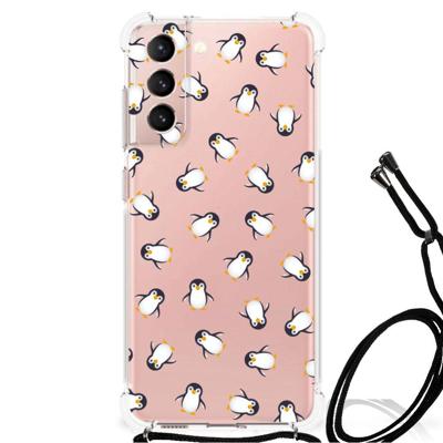 Doorzichtige Silicone Hoesje voor Samsung Galaxy S21 FE Pinguïn