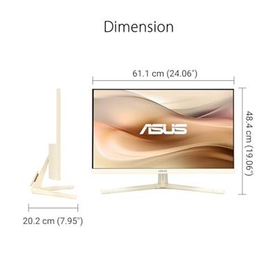 Asus Eye Care VU249CFE-M LED-monitor Energielabel C (A - G) 60.5 cm (23.8 inch) 1920 x 1080 Pixel 16:9 1 ms HDMI, Hoofdtelefoonaansluiting, USB-C IPS LED Asus Eye Care VU249CFE-M LED-monitor Energielabel C (A - G) 60.5 cm (23.8 inch) 1920 x 1080 Pixel 16:9 1 ms HDMI, Hoofdtelefoonaansluiting, USB-C IPS LED