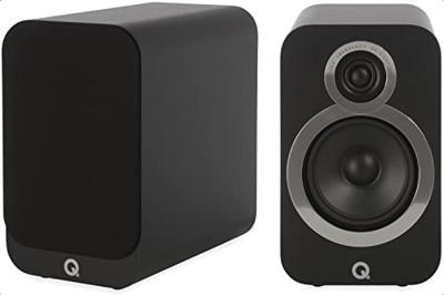Q Acoustics: 3020i Boekenplank Speakers 2 Stuks - Carbon Black