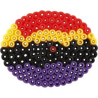 Creativ Company Onderplaat, ovaal, hart, zeskant, cirkel, vierkant en ster, afm 7x7,5-10,5x9,5 cm, medium, 6 stuk/ 1 doos - thumbnail