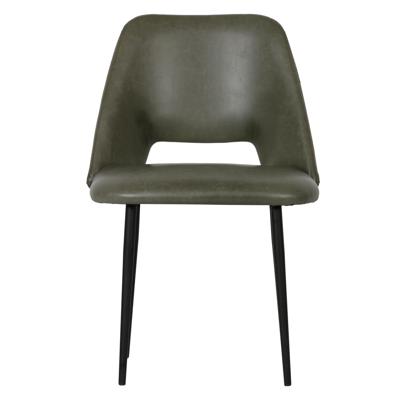 BePureHome Set van 2 - Fifties stoel olijfgroen BePureHome Set van 2 - Fifties stoel olijfgroen