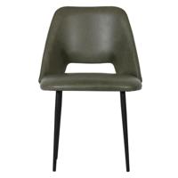 BePureHome Set van 2 - Fifties stoel olijfgroen - thumbnail