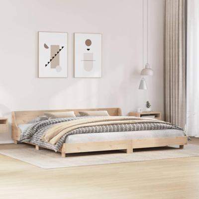Bedframe zonder matras massief grenenhout 200x200 cm Bedframe zonder matras massief grenenhout 200x200 cm
