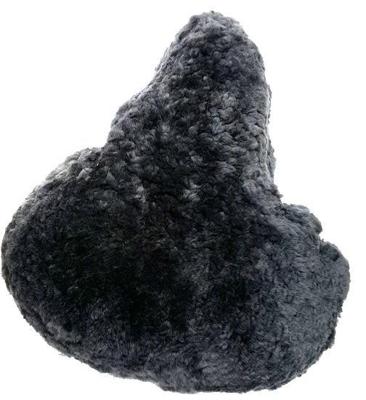 zadeldekje schapenvacht grijs 28 cm