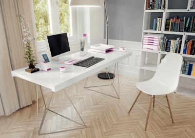 Ladenblok Leitz WOW 5 laden wit/roze