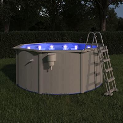 Zwembadlamp dompelbaar drijvend LED met afstandsbediening wit - thumbnail