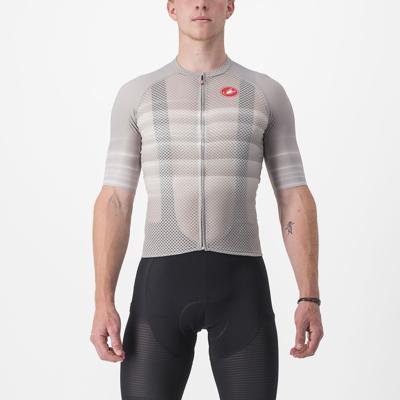 Castelli Climber's 3.0 SL2 korte mouw fietsshirt zilvergrijs heren XXL
