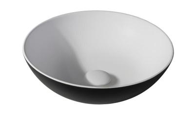 Solid surface waskom Sanne zwart EXT