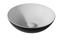 Solid surface waskom Sanne zwart EXT - thumbnail