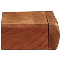 Wandschappen 2 st 40x17x8 cm massief acaciahout - thumbnail