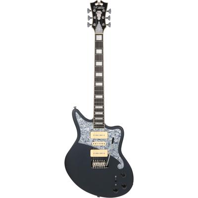 D&apos;Angelico Premier Bob Weir Bedford Matte Stone elektrische gitaar met gigbag