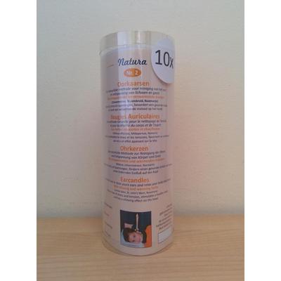 Natura Oorkaarsen ontspannend en verwarmend nr. 2 10 Stuks
