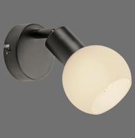 Just Light Zwarte wandlampLoki 1-lichts - 12150-18 - thumbnail