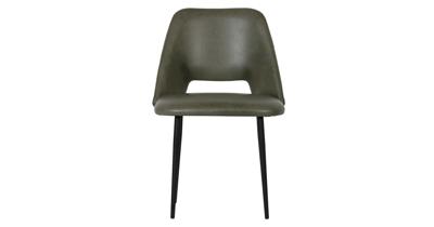 BePureHome Set van 2 - Fifties stoel olijfgroen BePureHome Set van 2 - Fifties stoel olijfgroen