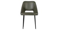 BePureHome Set van 2 - Fifties stoel olijfgroen - thumbnail