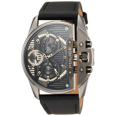 Police PEWJF2203601 Zwart Grijs Heren horloge