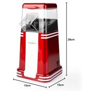 Nedis Popcornmachine | 1200 W | 2 | 1 stuks - FCPC100RD FCPC100RD - thumbnail