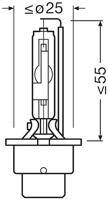 Osram Automotive 66440XN2-2HB Xenonlamp Xenarc Night Breaker 220 D4S 35 W 42 V - thumbnail