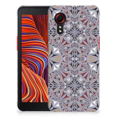 Samsung Galaxy Xcover 5 | TPU | Siliconen hoesje | Flower Tiles
